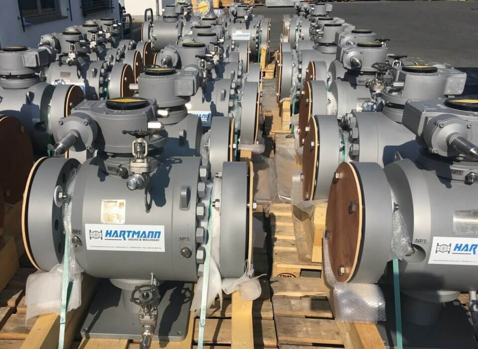 Hartmann Ball Valve API 6D Full Inconel 625 Cladding gastight metal-to-metal sealing Oil Aramco